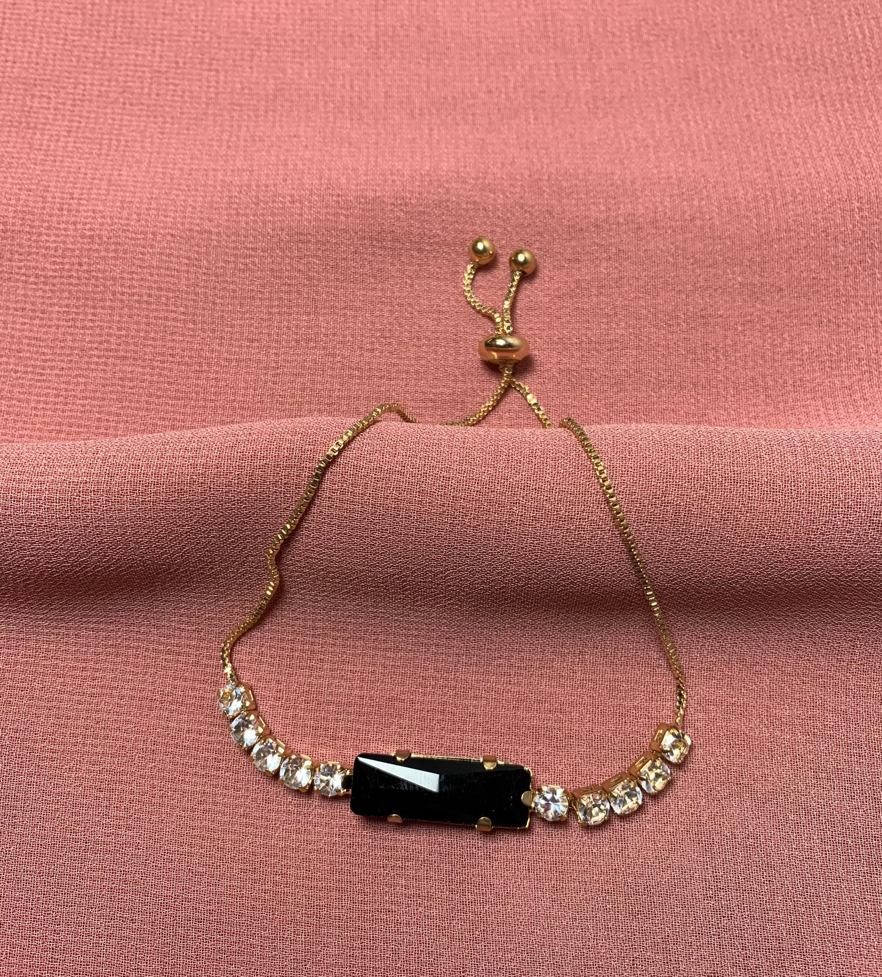 Rectangular gemstone Bracelet