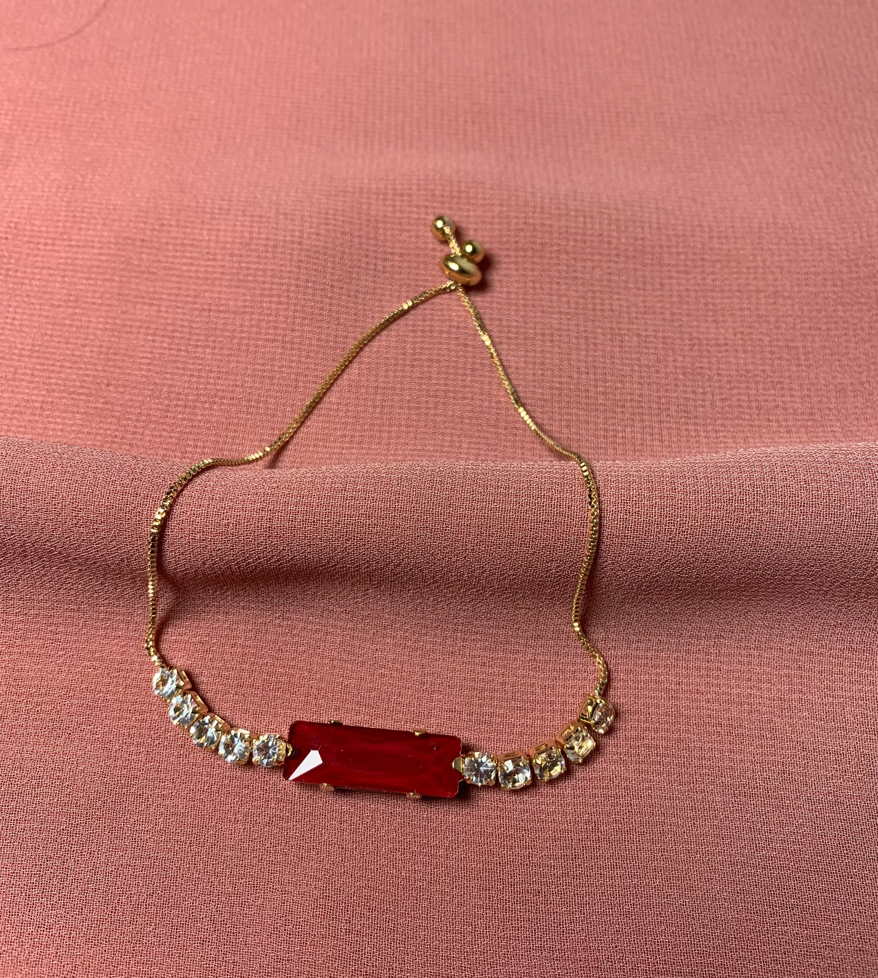Rectangular gemstone Bracelet