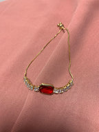 Rectangular gemstone Bracelet