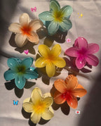 large Flower Clips