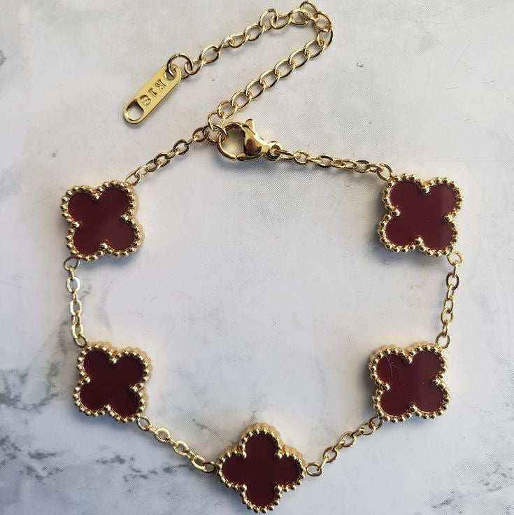 Four-Leaf Clover Bracelet