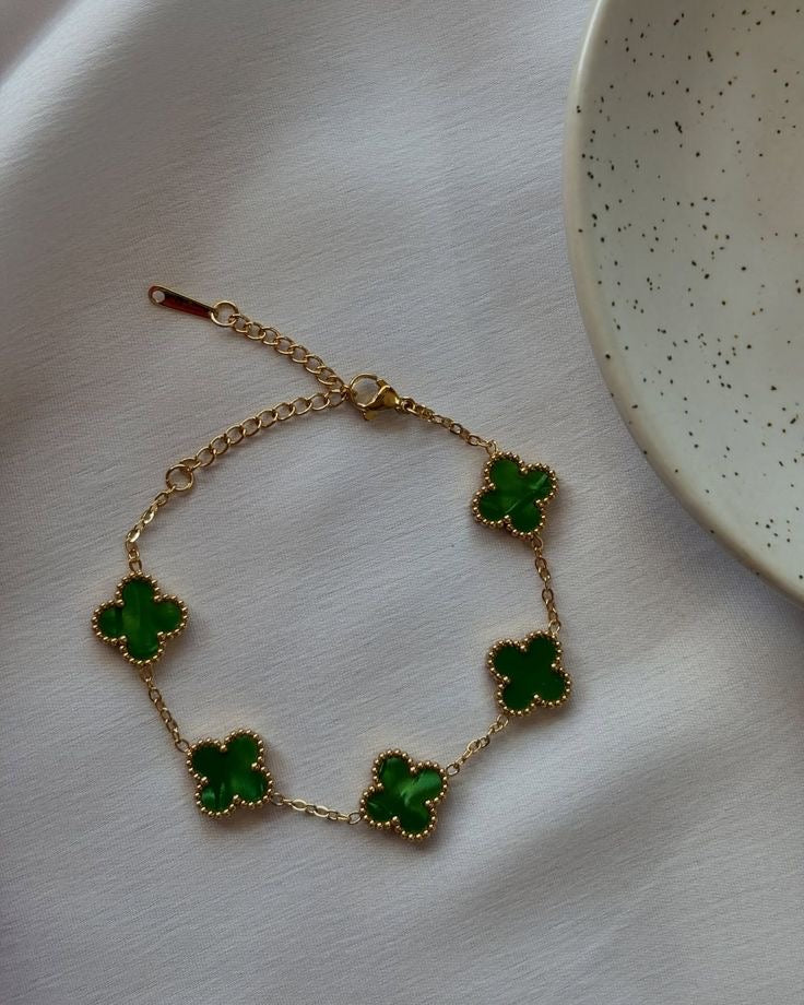 Four-Leaf Clover Bracelet
