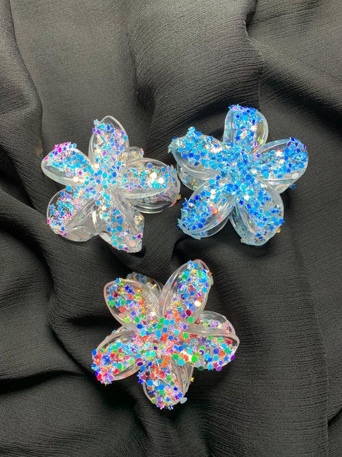 Fancy Flower Hair Clips