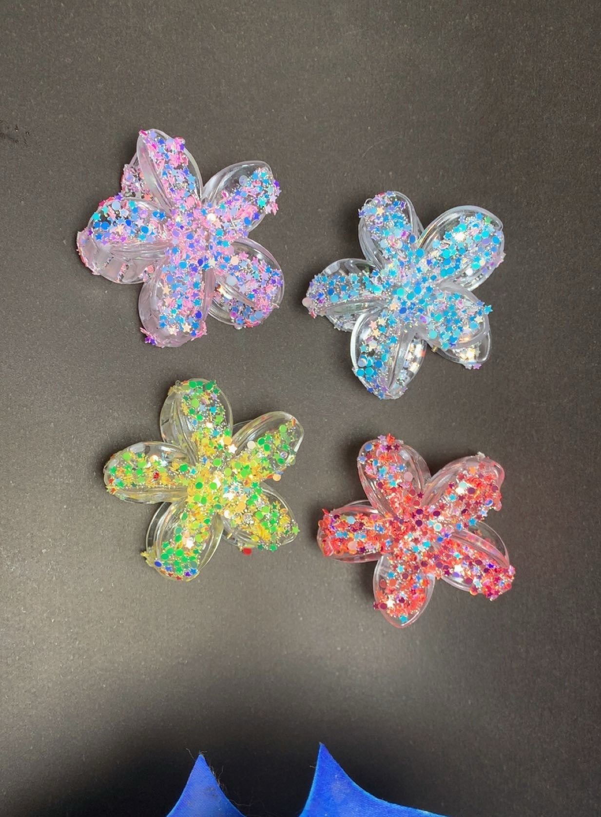 Fancy Flower Hair Clips