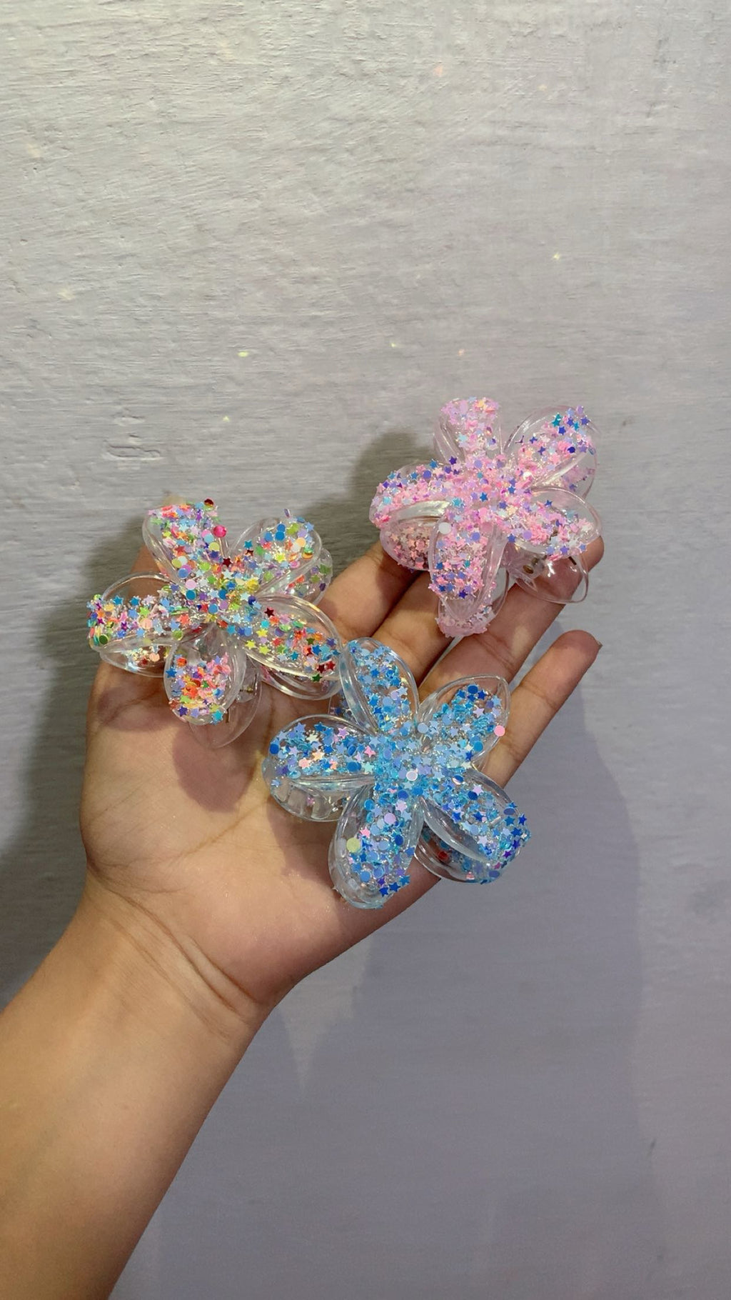 Fancy Flower Hair Clips