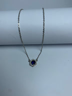 Silvery Pendant Necklace