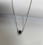 Silvery Pendant Necklace